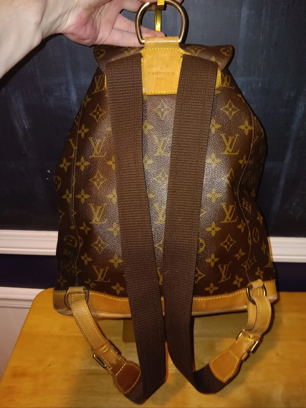 Louis Vuitton Vintage Montsouris Monogram Backpack